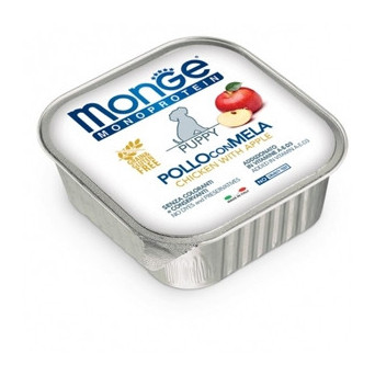 MONGE Natural Superpremium Monoproteico Huhn und Apfel - Junior 150 gr.