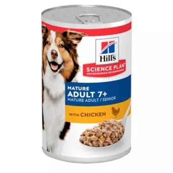 HILL'S Pet Nutrition Science Plan Erwachsener Erwachsener 7+ mit Huhn 370 gr.