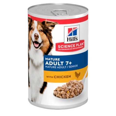 HILL'S Pet Nutrition Science Plan Mature Adult 7+ avec Poulet 370 g.