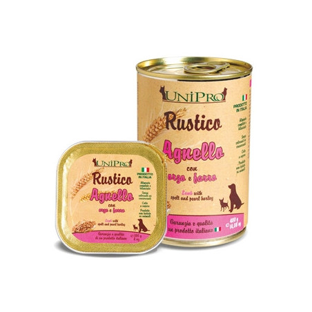 UNIPRO Rustico Agnello con Orzo e Farro 100 gr. - 