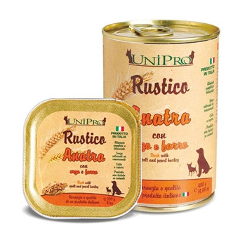 UNIPRO Rustic Duck with Barley and Spelled 400 gr.
