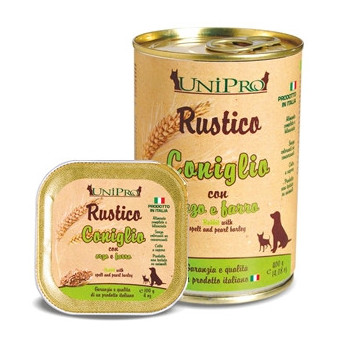 UNIPRO Rustic Rabbit with Barley and Spelled 100 gr.