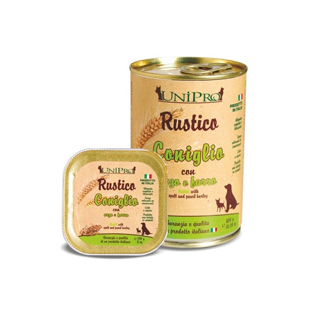 UNIPRO Rustico Coniglio con Orzo e Farro 100 gr. - 