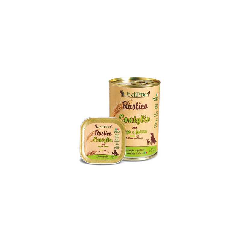 UNIPRO Rustico Lapin avec Orzo et Épeautre 400 g.