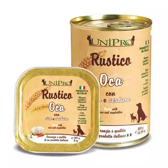 UNIPRO Rustikale Gans mit Reis und Gemüse 400 gr.