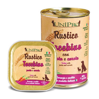 UNIPRO Rustic Turkey with Pasta and Carrots 100 gr.