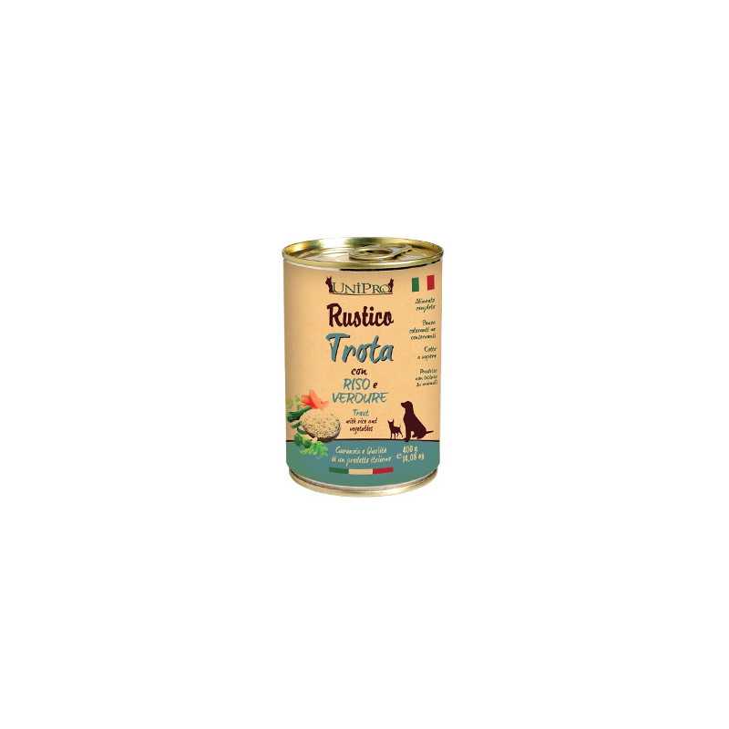 UNIPRO Rustico Truite avec Riz et Légumes 400 g.