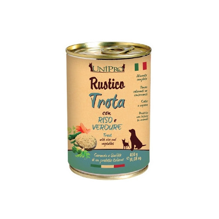 UNIPRO Rustico Trota con Riso e Verdure 400 gr. - 