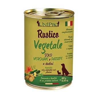 UNIPRO Rustico Vegetale con Verdure e Patate 400 gr. - 