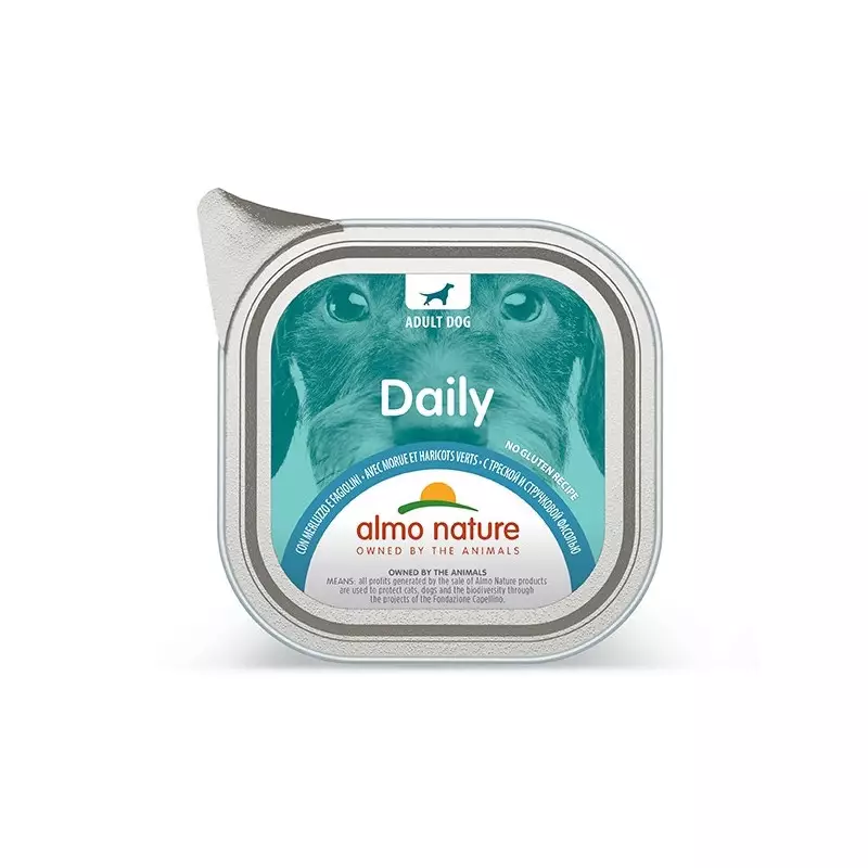 ALMO NATURE Daily Menu con Merluzzo e Fagiolini 100 gr.