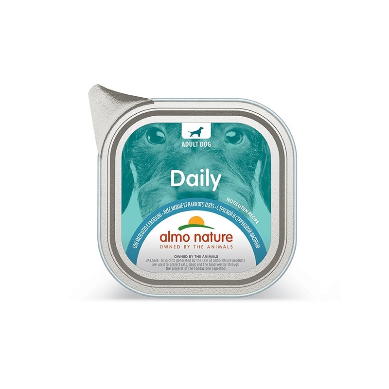 ALMO NATURE Daily Menu with Cod and Green Beans 100 gr.
