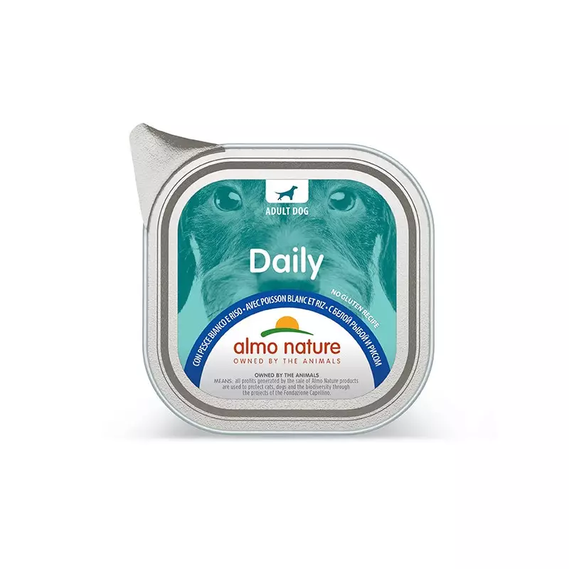 ALMO NATURE Daily Menu con Pesce Bianco e Riso 100 gr.