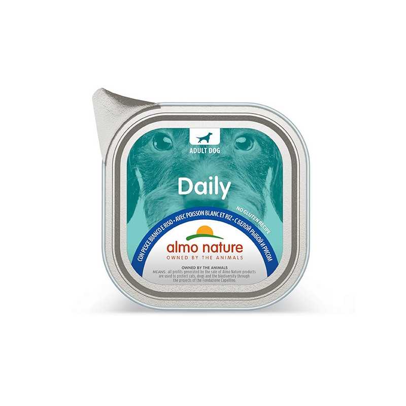 ALMO NATURE Daily Menu avec Poisson Blanc et Riz 300 g. ALMO NATURE Daily Menu avec Poisson Blanc et Riz 300 g.