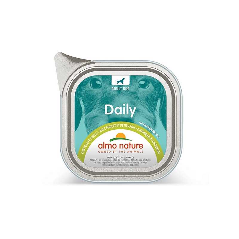 ALMO NATURE Daily Menu avec avec Poulet et Petits pois 300 g. ALMO NATURE Daily Menu avec avec Poulet et Petits pois 300 g.