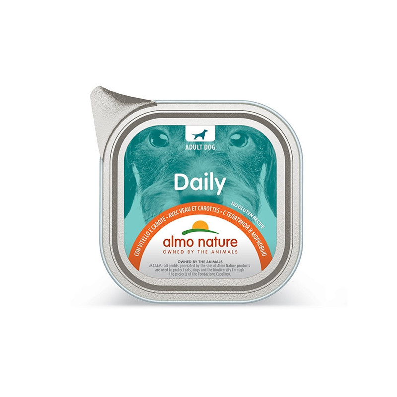 ALMO NATURE Daily Menu with Veal and Carrots 100 gr.