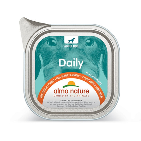 ALMO NATURE Daily Menu with Veal and Carrots 100 gr.