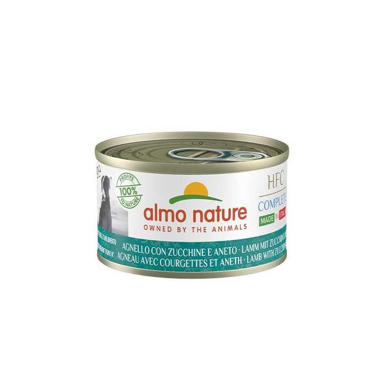 ALMO NATURE HFC Complete Made in Italy Agneau avec Courgettes et Aneto 95 g.