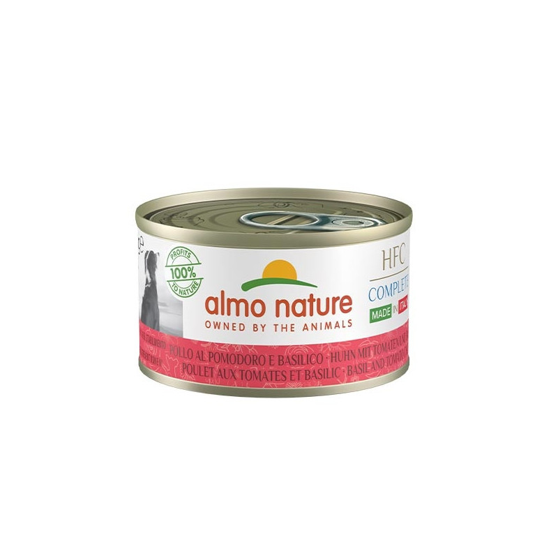 ALMO NATURE HFC Complete Made in Italy Huhn mit Tomaten und Basilikum 95 gr.