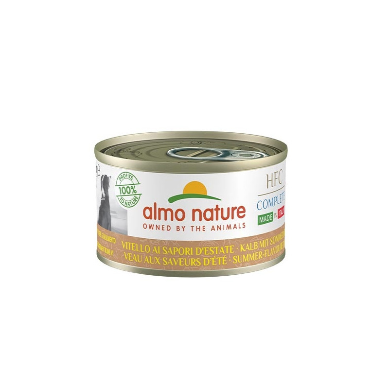 ALMO NATURE HFC Complete Made in Italy Veal with Summer Flavors 95 gr.