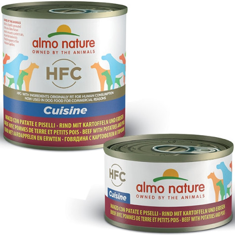 ALMO NATURE HFC Cuisine Beef with Potatoes and Peas 95 gr.