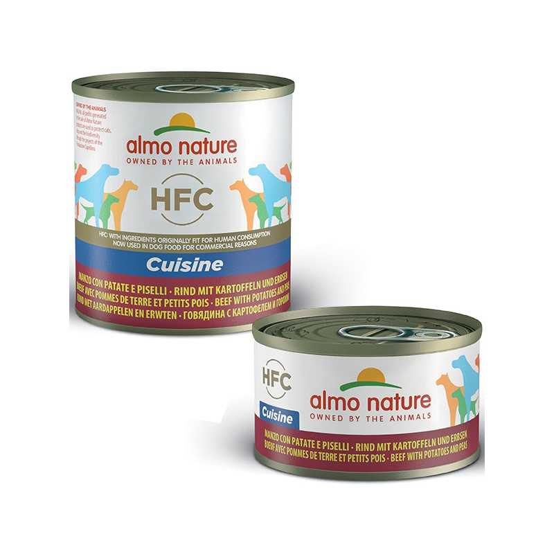 ALMO NATURE HFC Cuisine Bœuf avec Pommes de terre et Petits pois 280 g. ALMO NATURE HFC Cuisine Bœuf avec Pommes de terre et Petits pois 280 g.