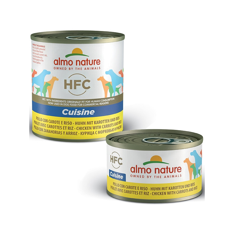 ALMO NATURE HFC Cuisine Huhn mit Karotten und Reis 95 gr.