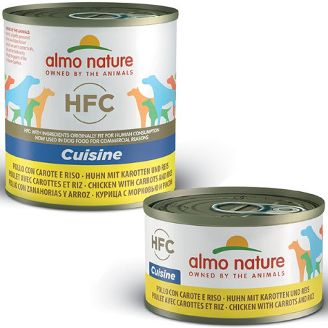 ALMO NATURE HFC Cuisine Chicken with Carrots and Rice 12x 280 gr.