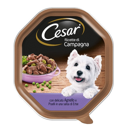 CESAR Ricetta di Campagna Agnello e Piselli in Salsa di Erbe 150 gr. - 