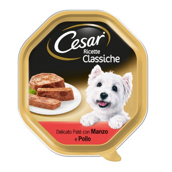 CESAR Classic Rezepte Rindfleisch und Hühnchen 150 gr.