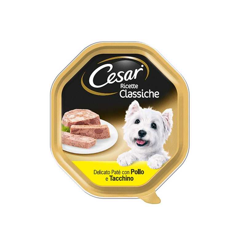 CESAR Ricette Classiche Poulet et Dinde 150 g. CESAR Ricette Classiche Poulet et Dinde 150 g.
