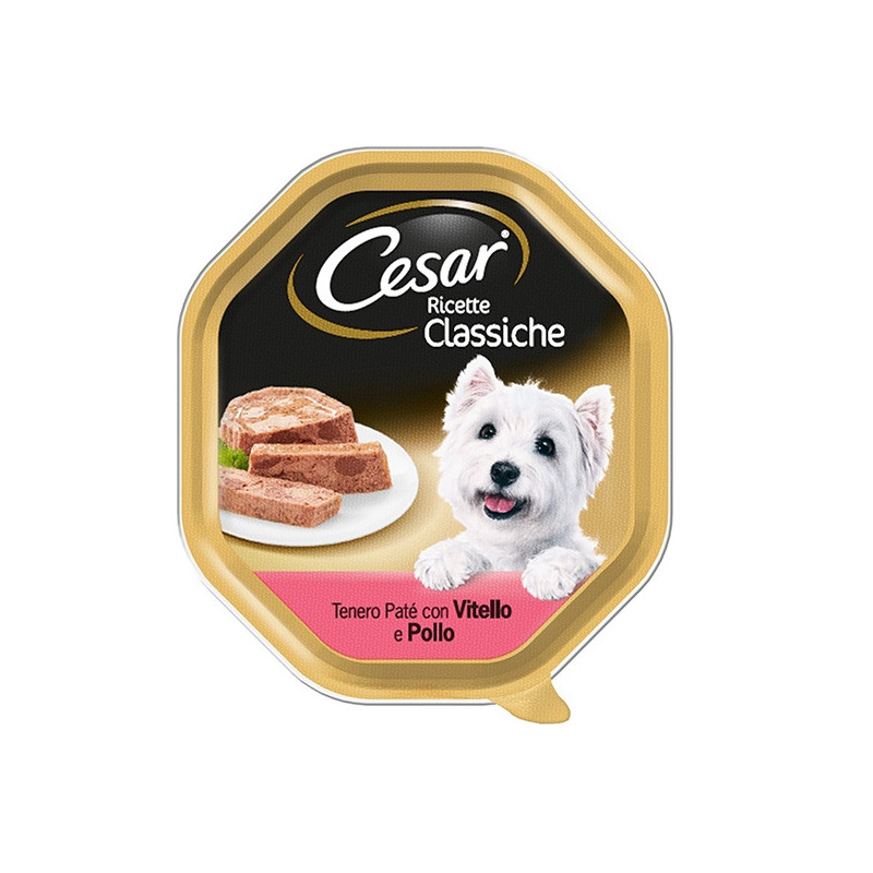 CESAR Classic Rezepte Kalbfleisch und Hühnchen 150 gr.