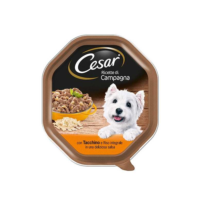 CESAR Ricette di Campagna Dinde et Riz Integrale 150 g. CESAR Ricette di Campagna Dinde et Riz Integrale 150 g.