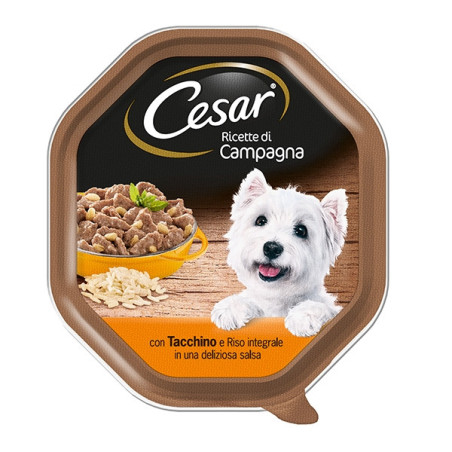 CESAR Ricette di Campagna Tacchino e Riso Integrale 150 gr. - 