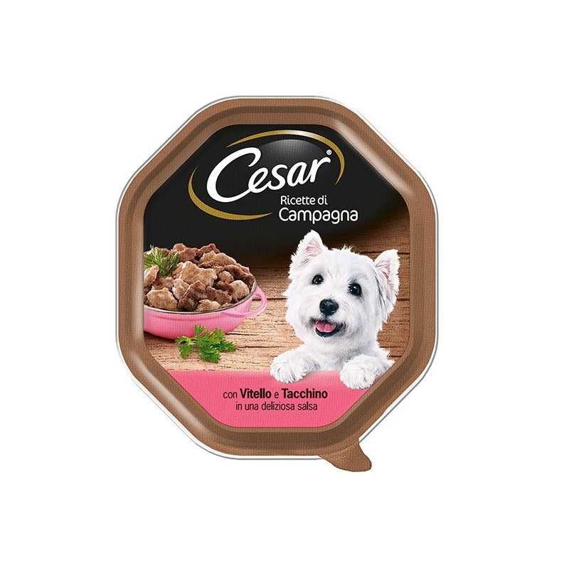 CESAR Ricette di Campagna Vitello et Dinde 150 g. CESAR Ricette di Campagna Vitello et Dinde 150 g.
