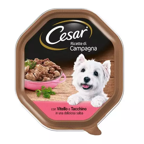 CESAR Country Recipes Kalbfleisch und Pute 150 gr.
