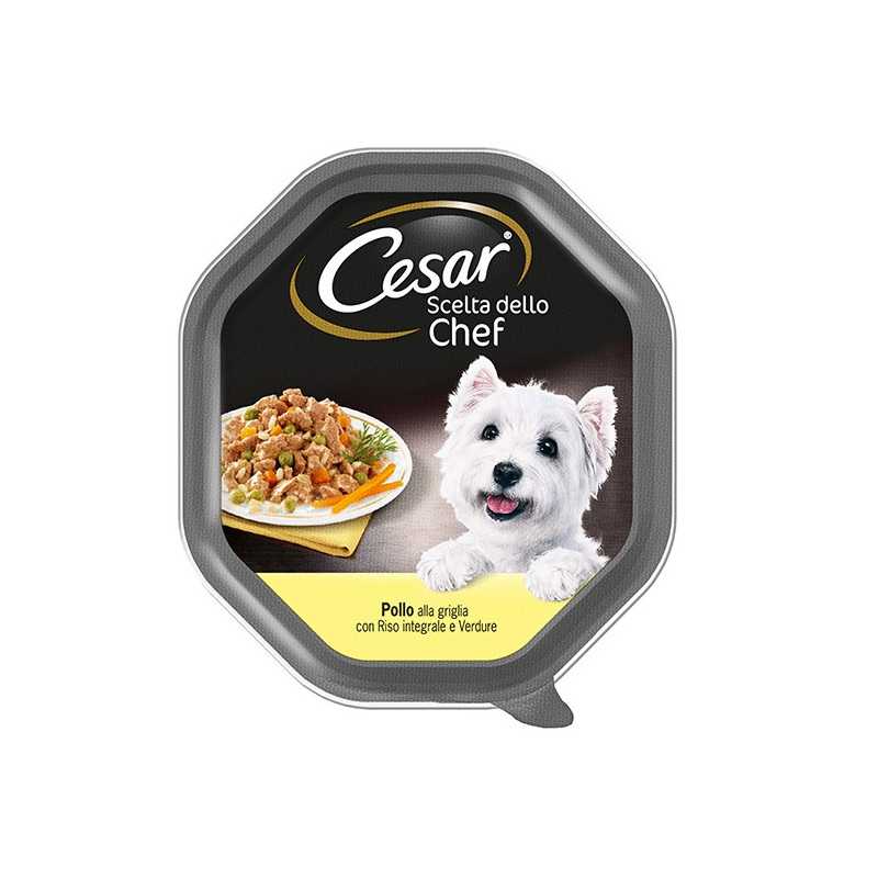 CESAR Scelta dello Chef Poulet alla Griglia, Riz Integrale et Légumes 150 g. CESAR Scelta dello Chef Poulet alla Griglia, Riz Integrale et Légumes 150 g.