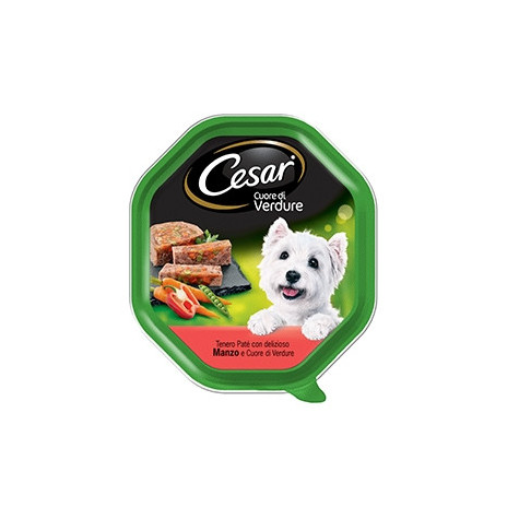 CESAR Selection of the Vegetable Garden Heart of Vegetables with Beef 150 gr.