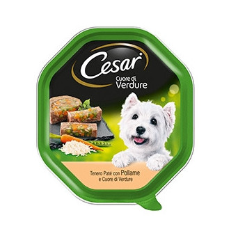 CESAR Selection of the Vegetable Garden Heart of Vegetables with Poultry 150 gr.