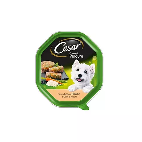 CESAR Selection of the Vegetable Garden Heart of Vegetables with Poultry 150 gr.