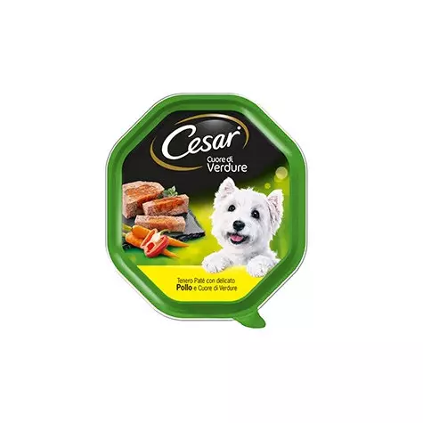 CESAR Selection of the Vegetable Garden Heart of Vegetables with Chicken 150 gr.