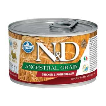 FARMINA N&D ANCESTRAL GRAIN Mini Pollo e Melograno 140 gr. - 