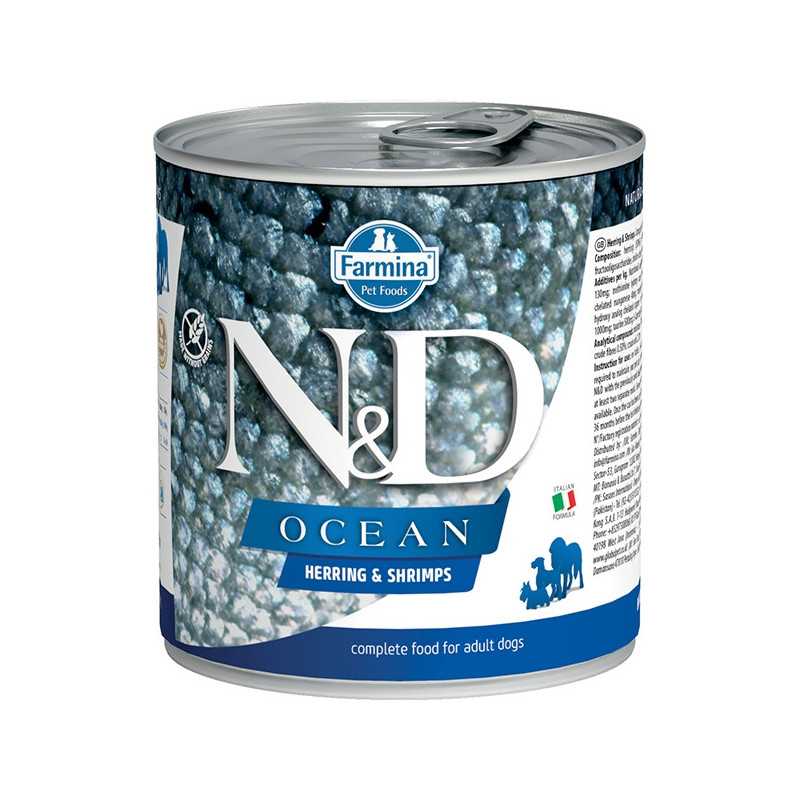 FARMINA N et D OCEAN Aringa et Crevettes 285 g. FARMINA N et D OCEAN Aringa et Crevettes 285 g.
