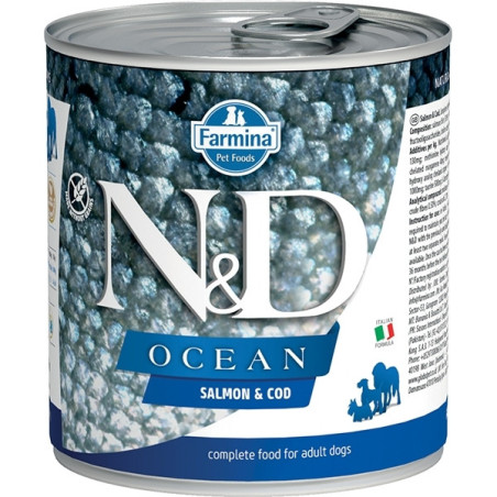 FARMINA N&D OCEAN con Salmone e Merluzzo 285 gr. - 