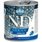 FARMINA N et D OCEAN avec Saumon et Cabillaud 285 g.