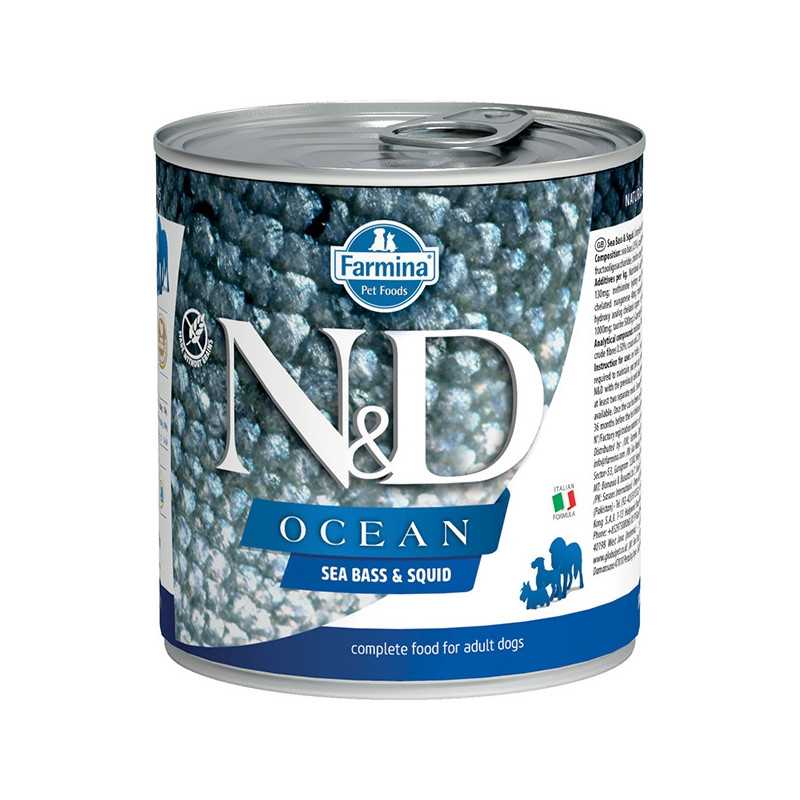 FARMINA N et D OCEAN avec Truite et Saumon 285 g. FARMINA N et D OCEAN avec Truite et Saumon 285 g.