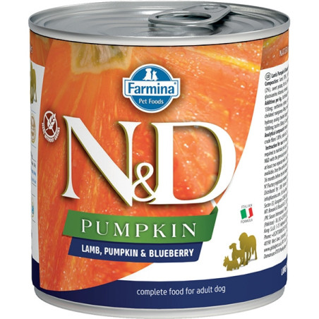 FARMINA N&D PUMPKIN con Agnello, Zucca e Mirtillo 285 gr. - 