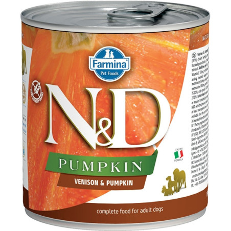 FARMINA N&D PUMPKIN con Cervo e Zucca 285 gr. - 