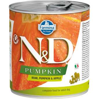 FARMINA N&D PUMPKIN con Cinghiale, Zucca e Maiale 285 gr. - 