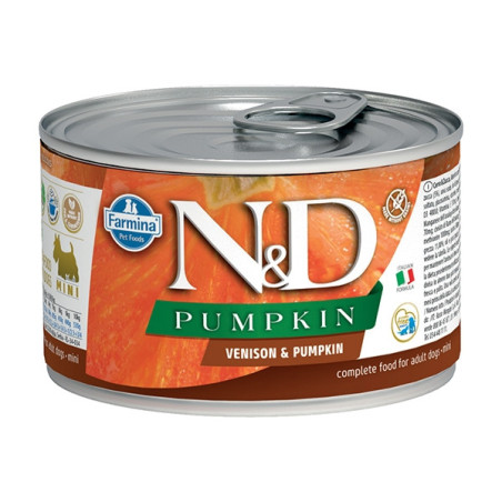 FARMINA N&D PUMPKIN Mini con Cervo e Zucca 140 gr. - 