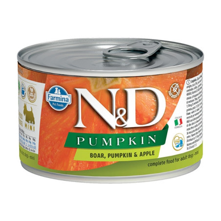 FARMINA N&D PUMPKIN Mini con Cinghiale, Zucca e Mela 140 gr. - 